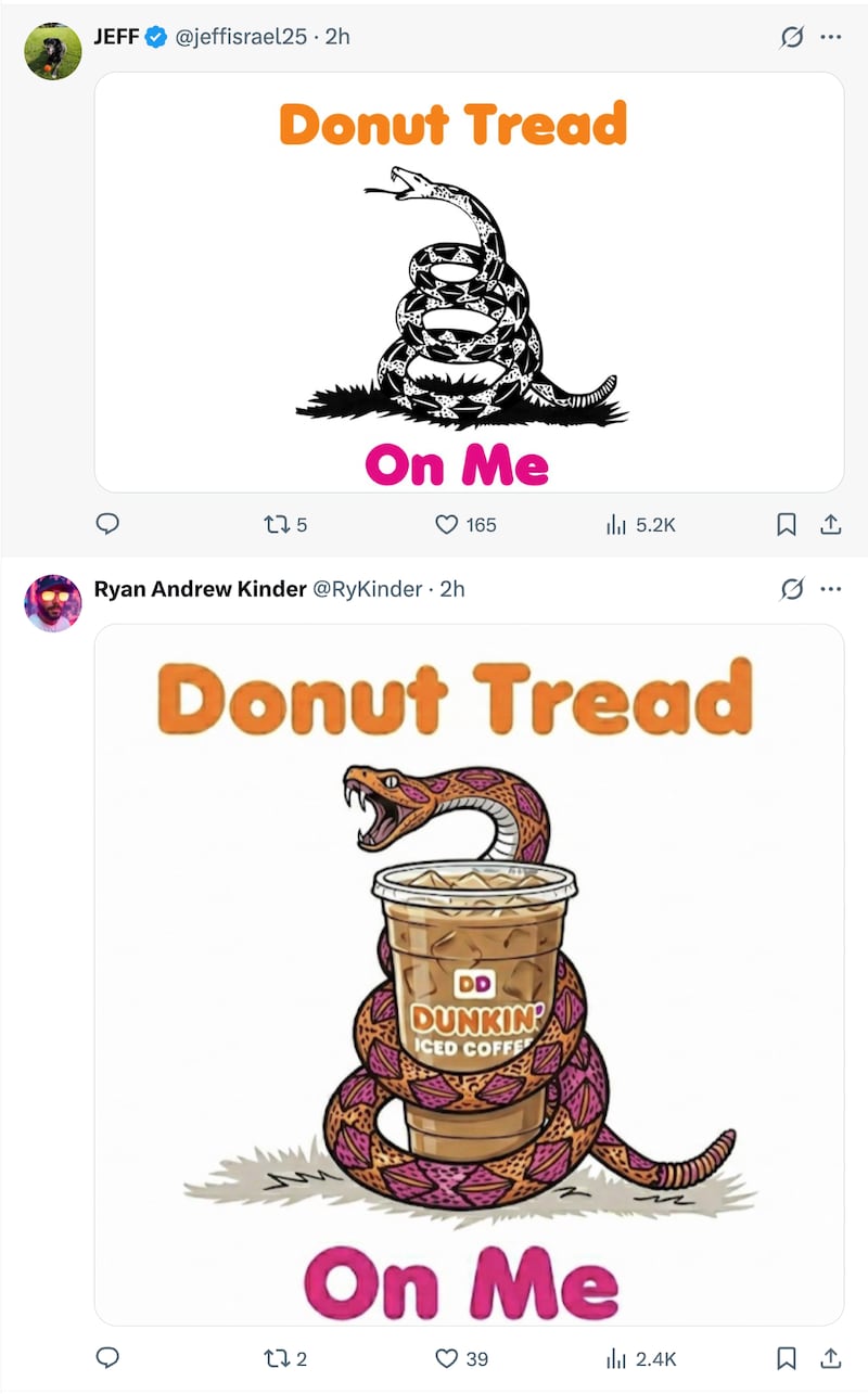 Users mock Robert F. Kennedy’s attempts to ban ingredients used in Dunkin’ coffee.