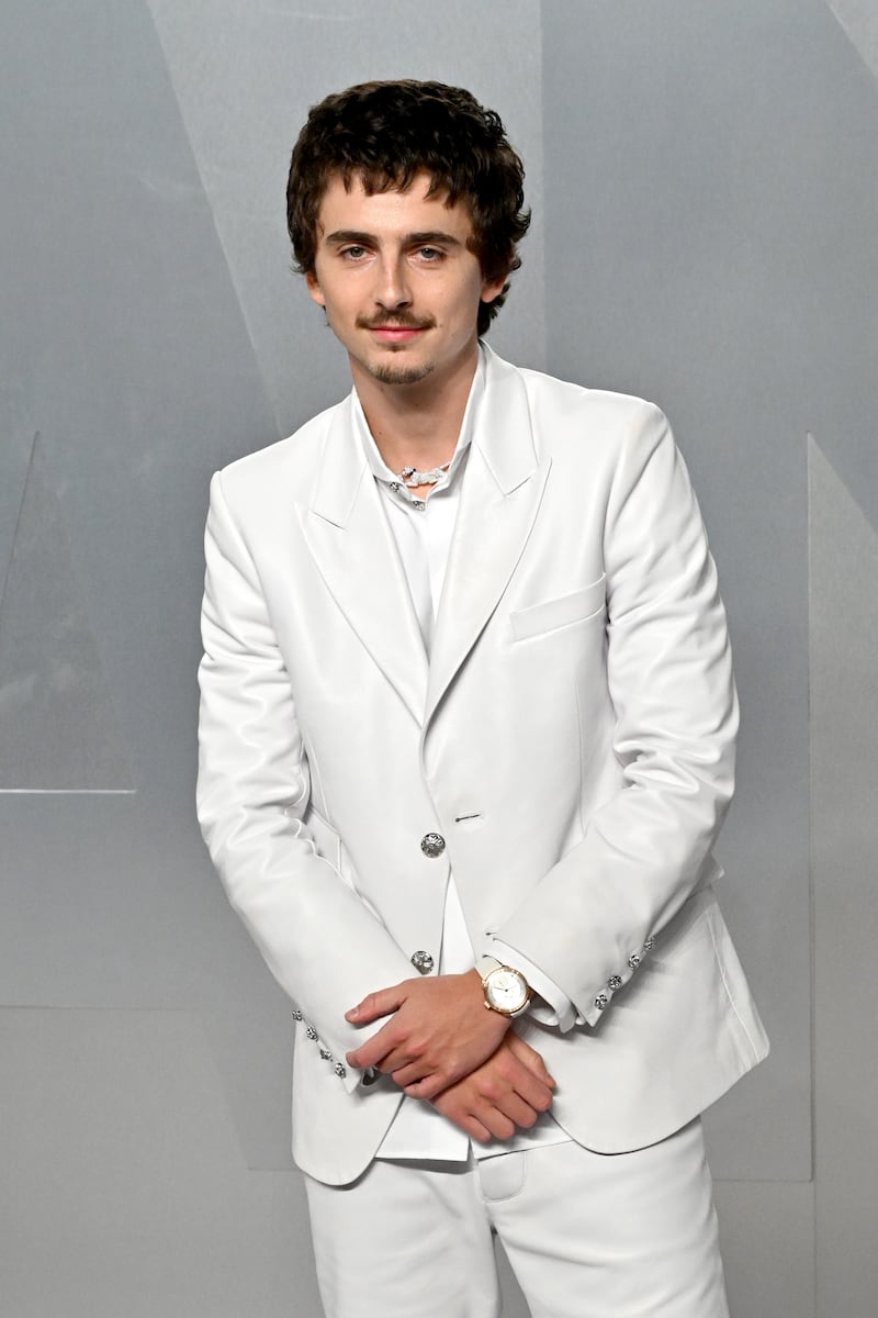 Timothée Chalamet attends the 2026 Vanity Fair Oscar Party hosted by Mark Guiducci at the Los Angeles County Museum of Art on March 15, 2026.