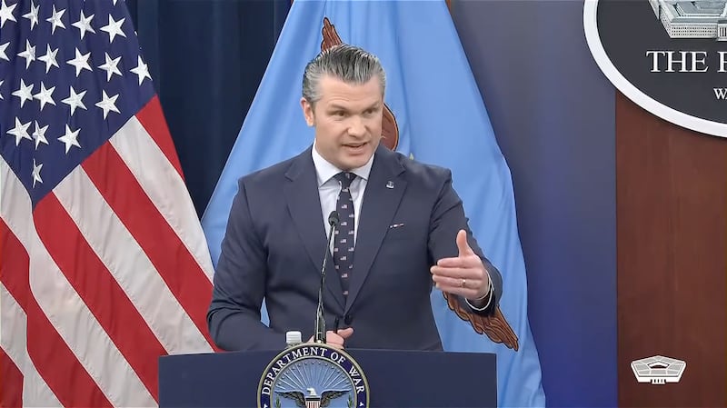 Hegseth Press Conference 1