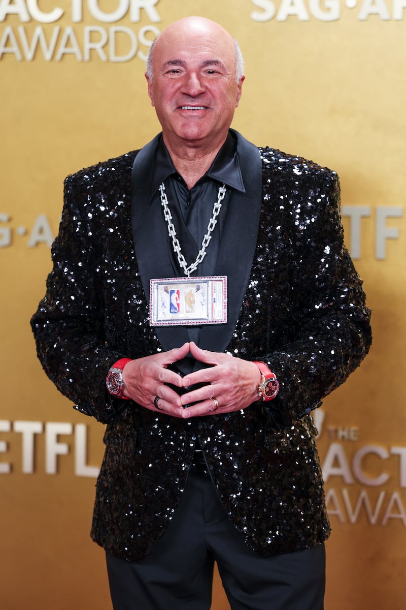 Kevin O'Leary at the 32nd Annual Screen Actors Guild (SAG) Awards from the Shrine Auditorium & Expo Hall in Los Angeles, CA on March 1, 2026.