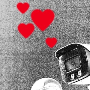 People using cameras to track their crushes.