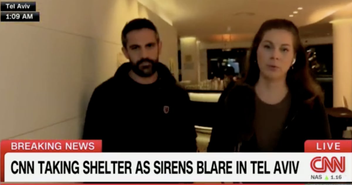 CNN Host Erin Burnett Forced to Take Shelter During Live Interview in ...