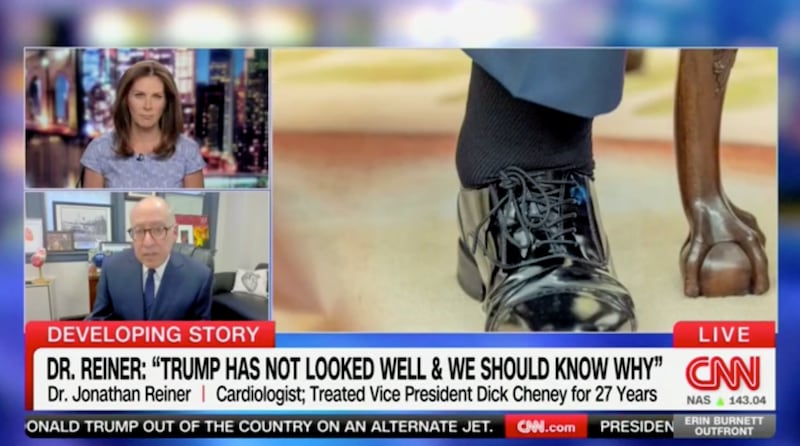 Dr. Jonathan Reiner discusses Trump's health on CNN.