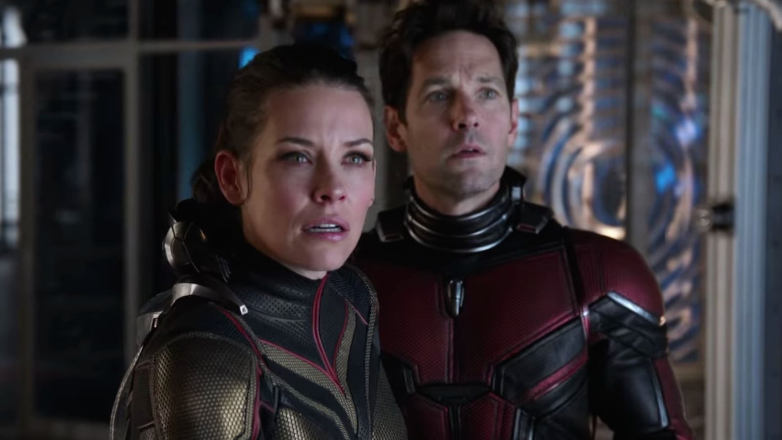 Evangeline Lilly and Paul Rudd in 'Ant-Man and the Wasp'