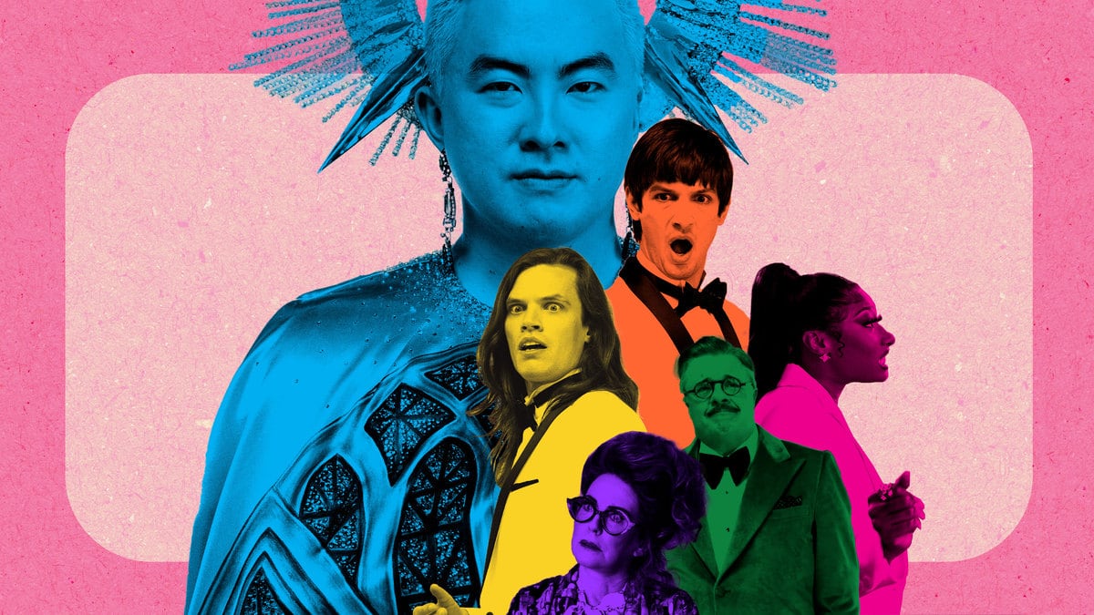 Bowen Yang, Josh Sharp, Aaron Jackson, Megan Thee Stallion, Nathan Lane, Megan Mullally