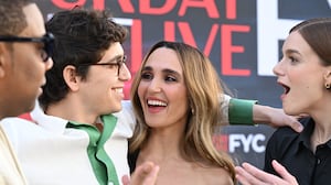 Kenan Thompson, Marcello Hernandez, Chloe Fineman and Ashley Padilla at the "Saturday Night Live" FYC event held at the Saban Media Center on June 01, 2026 in Los Angeles, California. (Photo by Katie Flores/Variety via Getty Images)