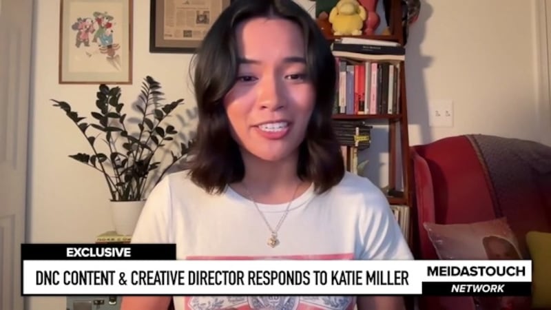 Mangubat roasts Katie Miller on Meidas Touch.