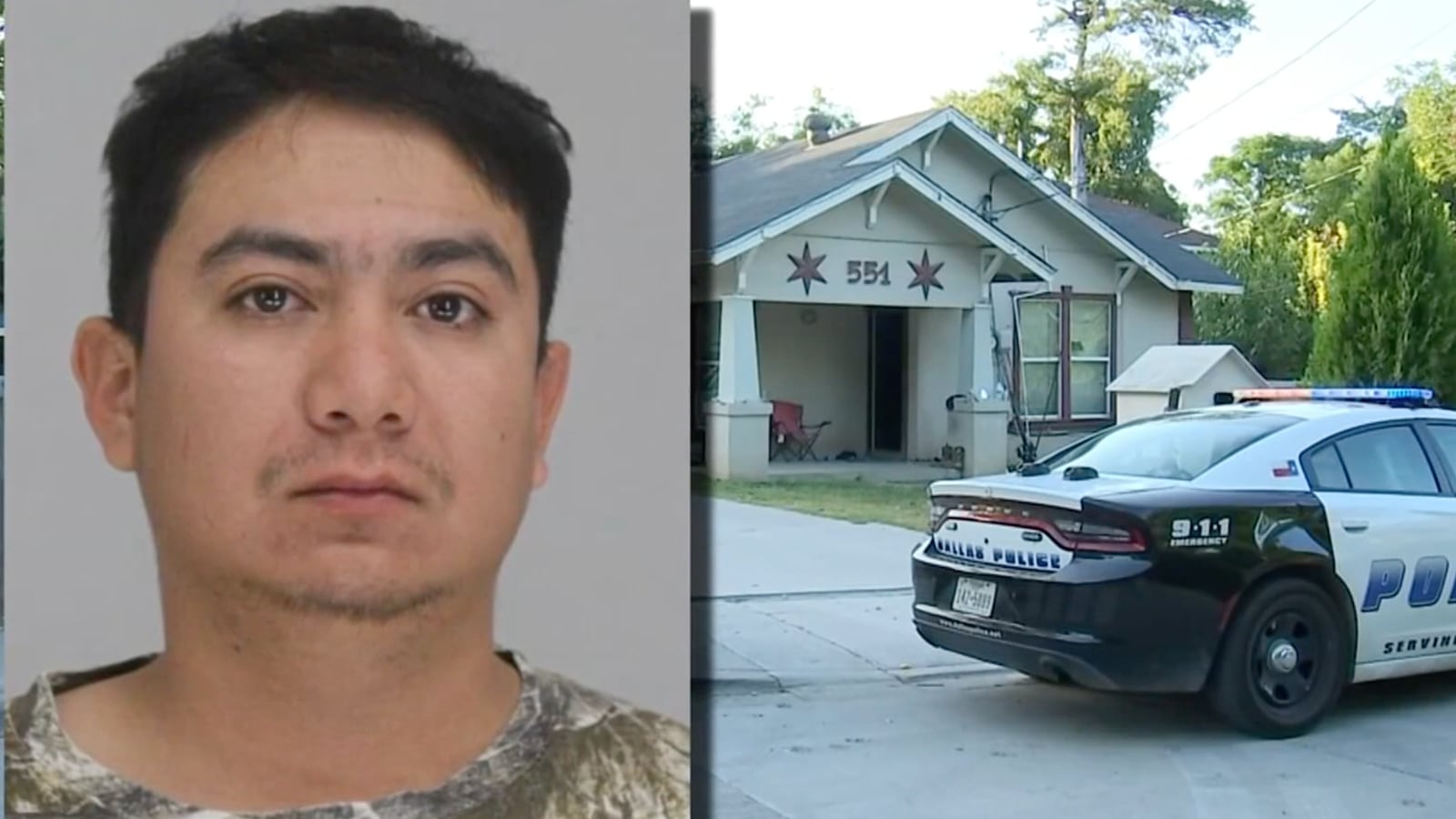 Oscar Sanchez Garcia, 25, arrested by Dallas Police in connection with the deaths of three women.