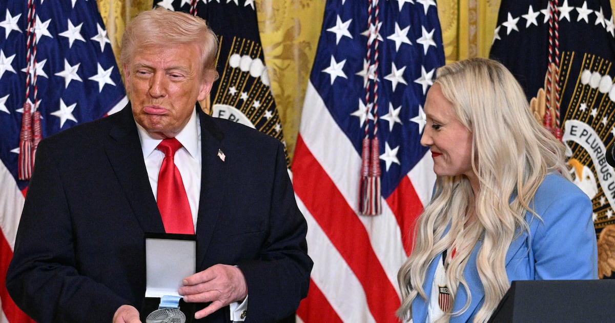 Trump Smugly Accepts Another Medal He Didn’t Earn