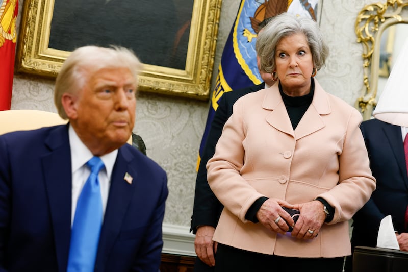 White House Chief of Staff Susie Wiles may be losing her grip on Donald Trump.