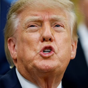 US President Donald J. Trump makes an announcement on healthcare in the Oval Office at the White House in Washington, D.C., US, September 18, 2026. REUTERS/Evan Vucci