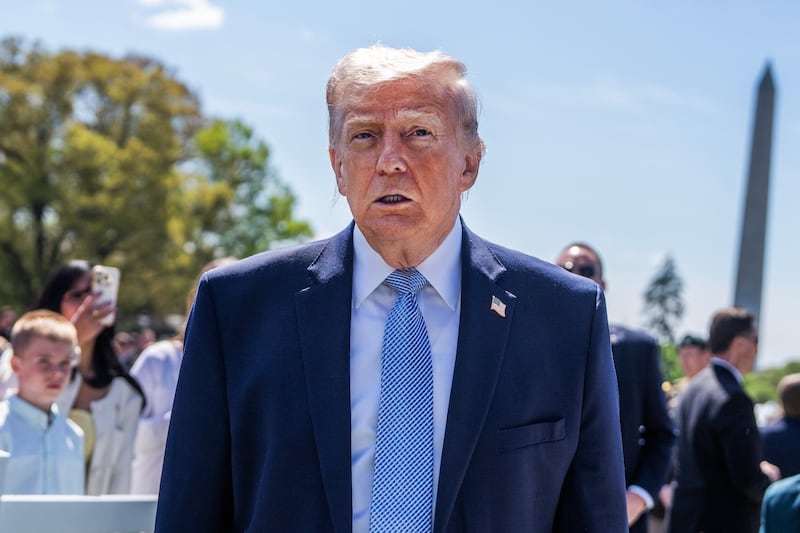 Rep. Jamie Raskin listed President Donald Trump's rambling at the East Egg Roll on April 6 as well as his threatening posts about Iran in a letter demanding the president, 79, take a cognitive test and release the results.