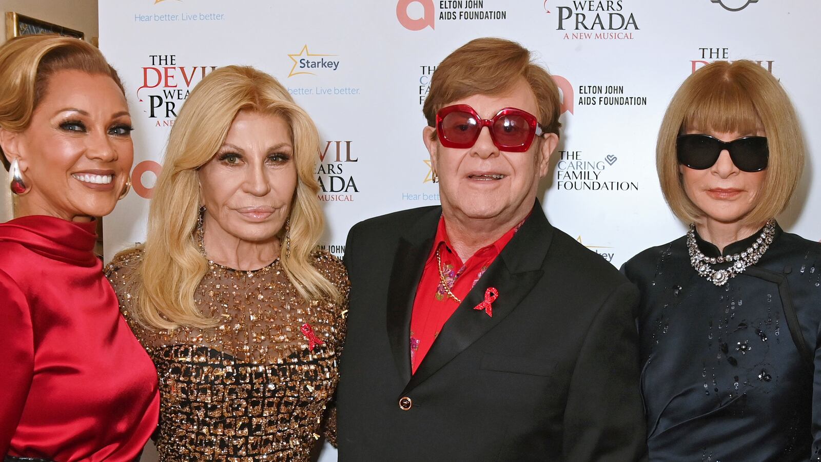 Elton John has been unable to watch his own musical because of a serious eye infection.