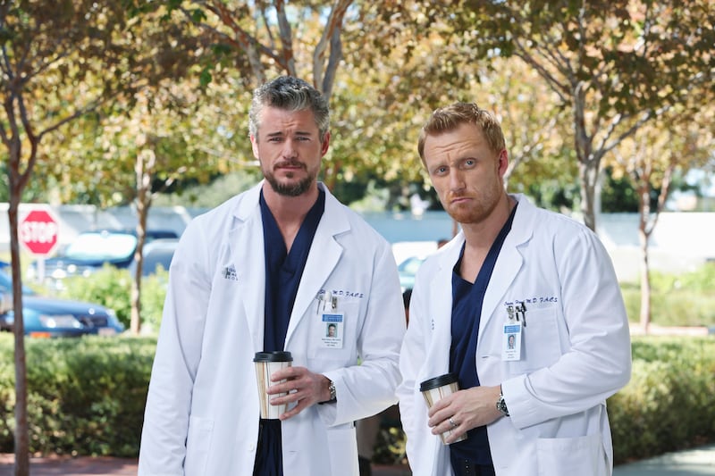 Eric Dane and Kevin McKidd on "Grey's Anatomy."