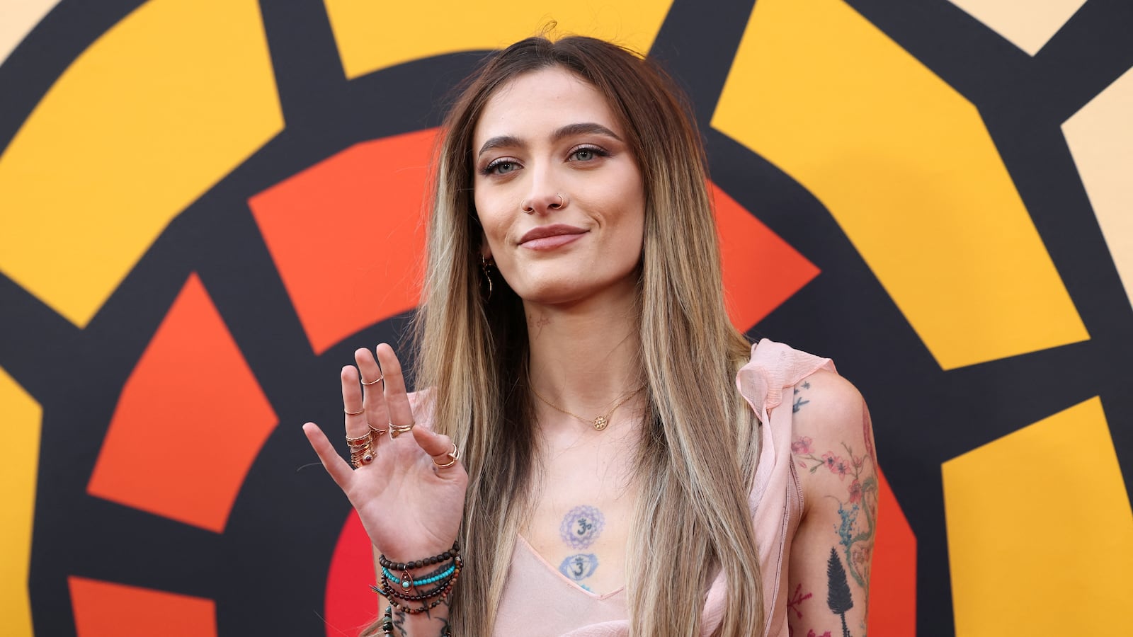Paris Jackson attends a Charlize Theron Africa Outreach Project (CTAOP) event in the Universal City area of Los Angeles, California.