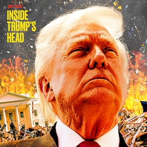 Trump's stairway to Hell.