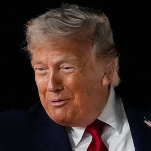 Donald Trump after game 3 of the NBA Finals
