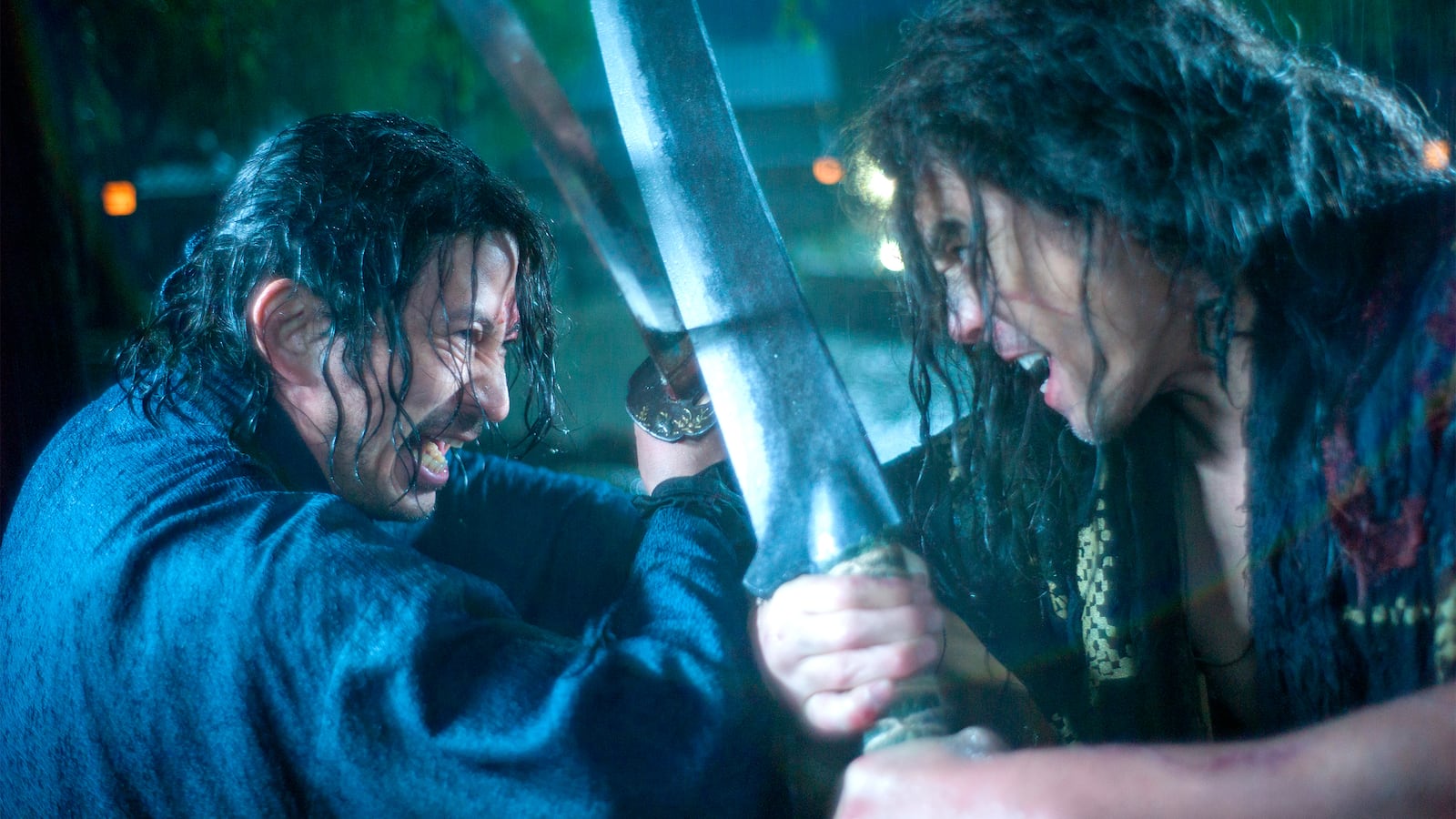 Hideaki Itô and Jun'ichi Okada in Last Samurai Standing.