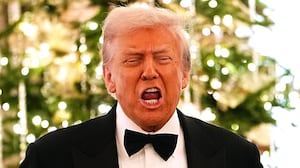 U.S. President Donald Trump delivers remarks at the State Department Kennedy Center Honors medal presentation dinner at the U.S. Department of State on December 06, 2025 in Washington, DC.