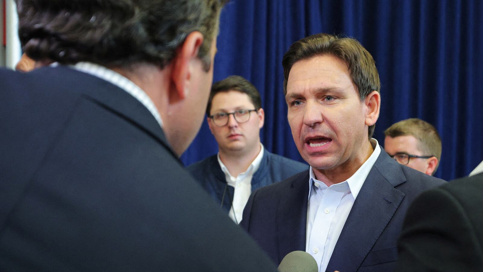 Republican presidential candidate and Florida Governor Ron DeSantis