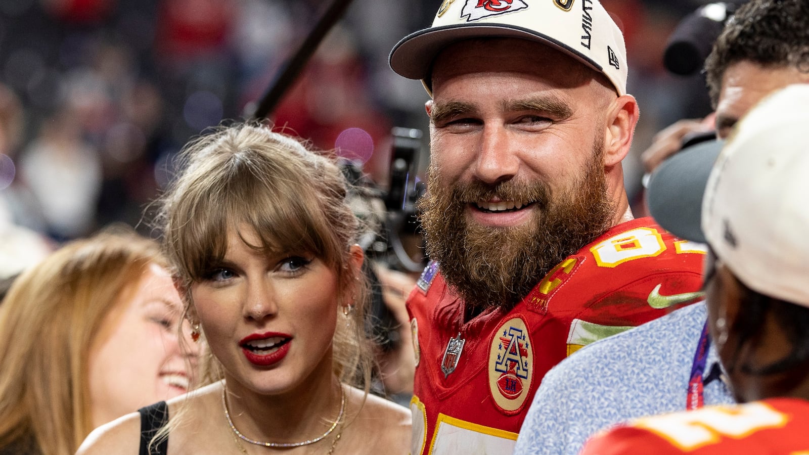 Taylor Swift and Travis Kelce