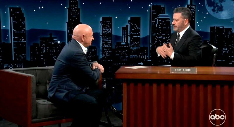Jimmy Kimmel Live!, Mark Kelly talking to Jimmy Kimmel.