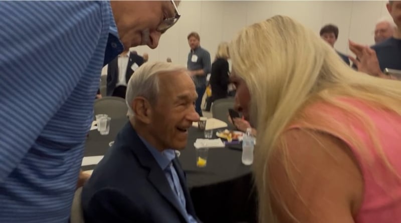 MTG posted this photo of her and Ron Paul
