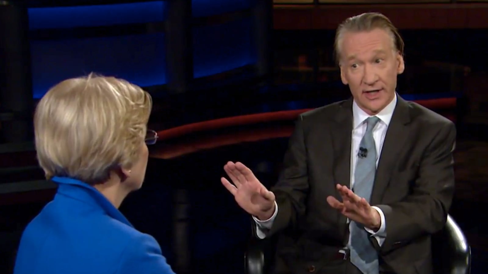 articles/2017/04/29/bill-maher-grills-elizabeth-warren-about-pocahontas-nickname-and-dems-messaging-problems/170428-stern-bill-maher-elizabeth-warren-tease_rpsjf1