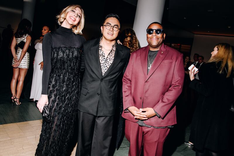 Heidi Gardner, Bowen Yang, Kenan Thompson at the WSJ Innovator Awards held at the Museum of Modern Art on October 29, 2024