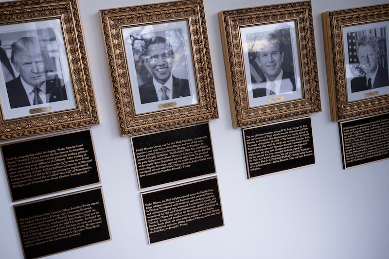 White House plaques