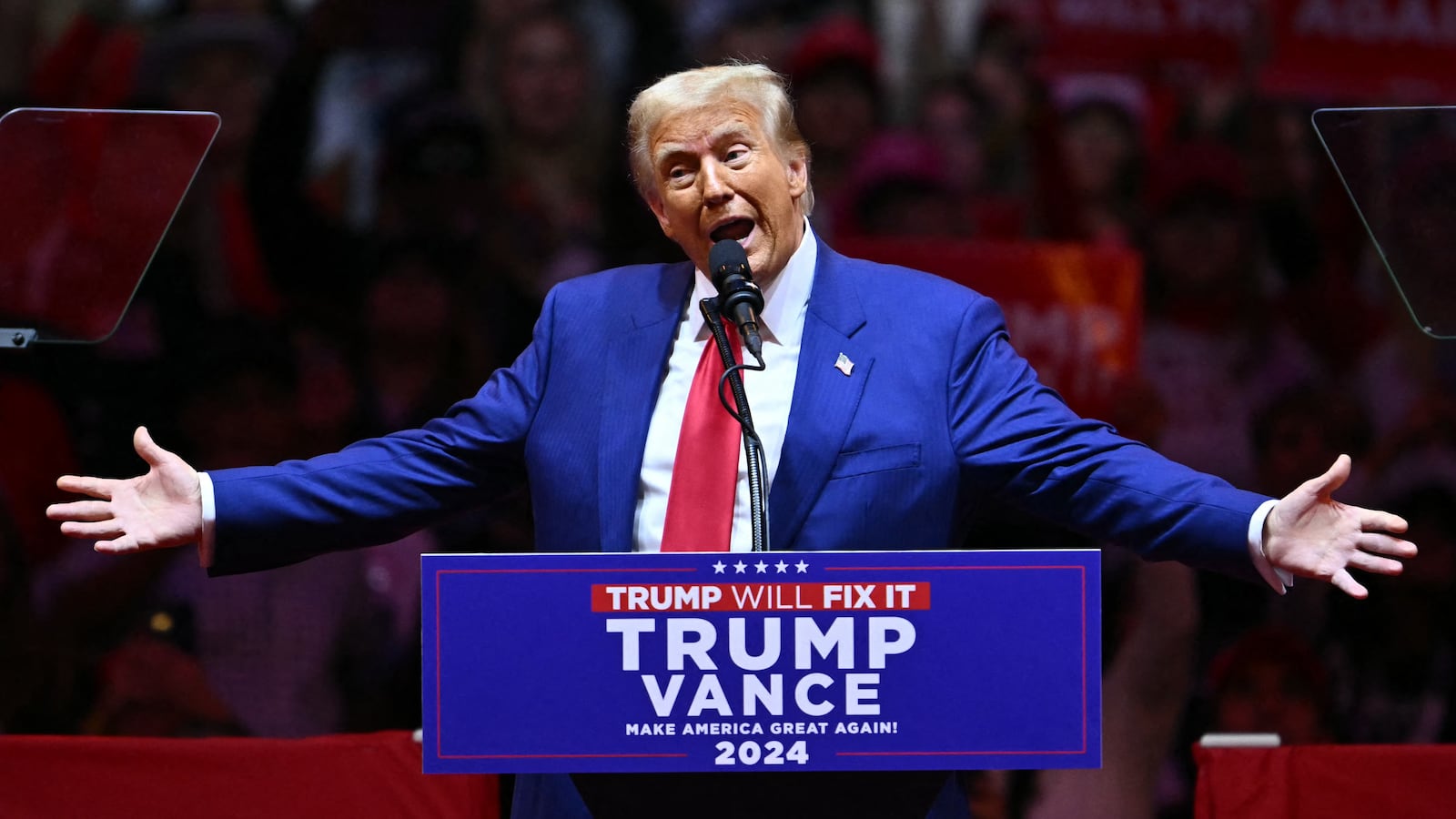 Donald Trump says he has a little secret with House Speaker Mike Johnson.