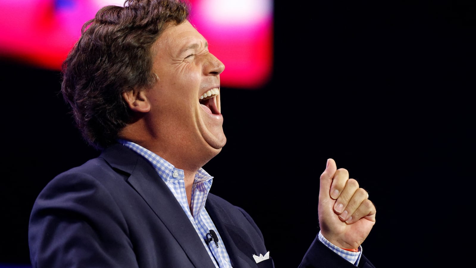 Former Fox News commentator Tucker Carlson.