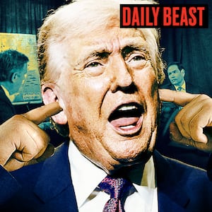 Donald Trump not listening in his Situation Room at Mar-A-Lago.