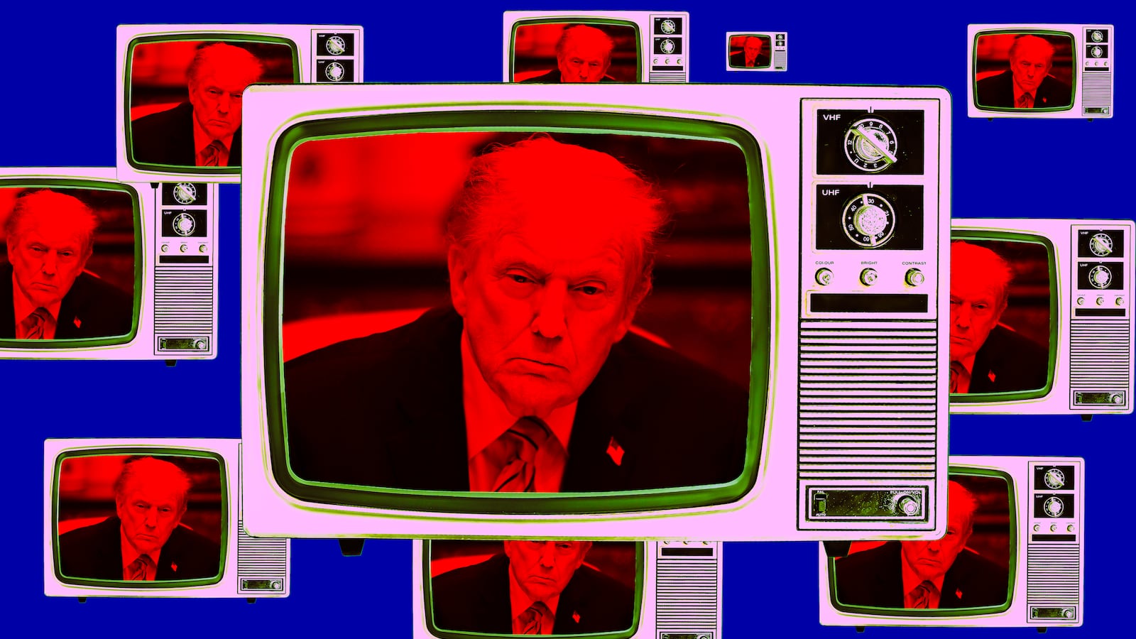 Donald Trump photo illustration