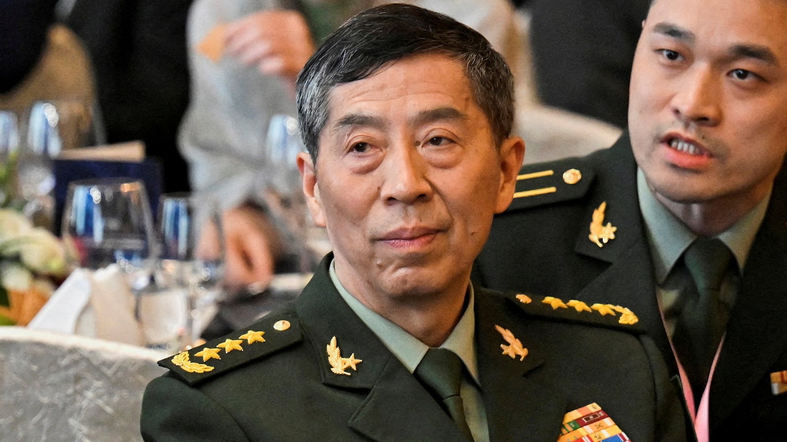 China’s Defense Minister Li Shangfu attends the 20th IISS Shangri-La Dialogue in Singapore, June 2, 2023.