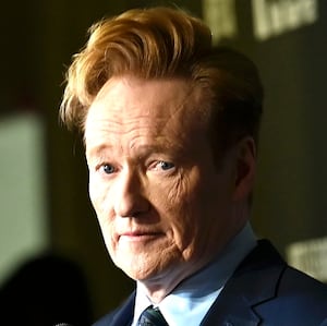 WASHINGTON, DC - MARCH 23: Conan O'Brien attends the 2025 Mark Twain Prize for American Humor at The Kennedy Center on March 23, 2025 in Washington, DC. (Photo by Shannon Finney/WireImage)