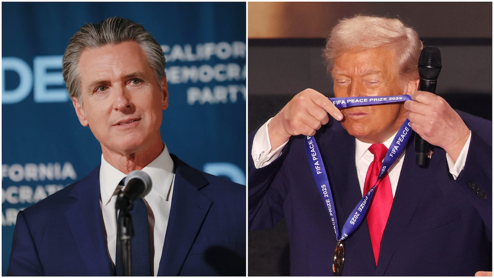 Newsom, Trump