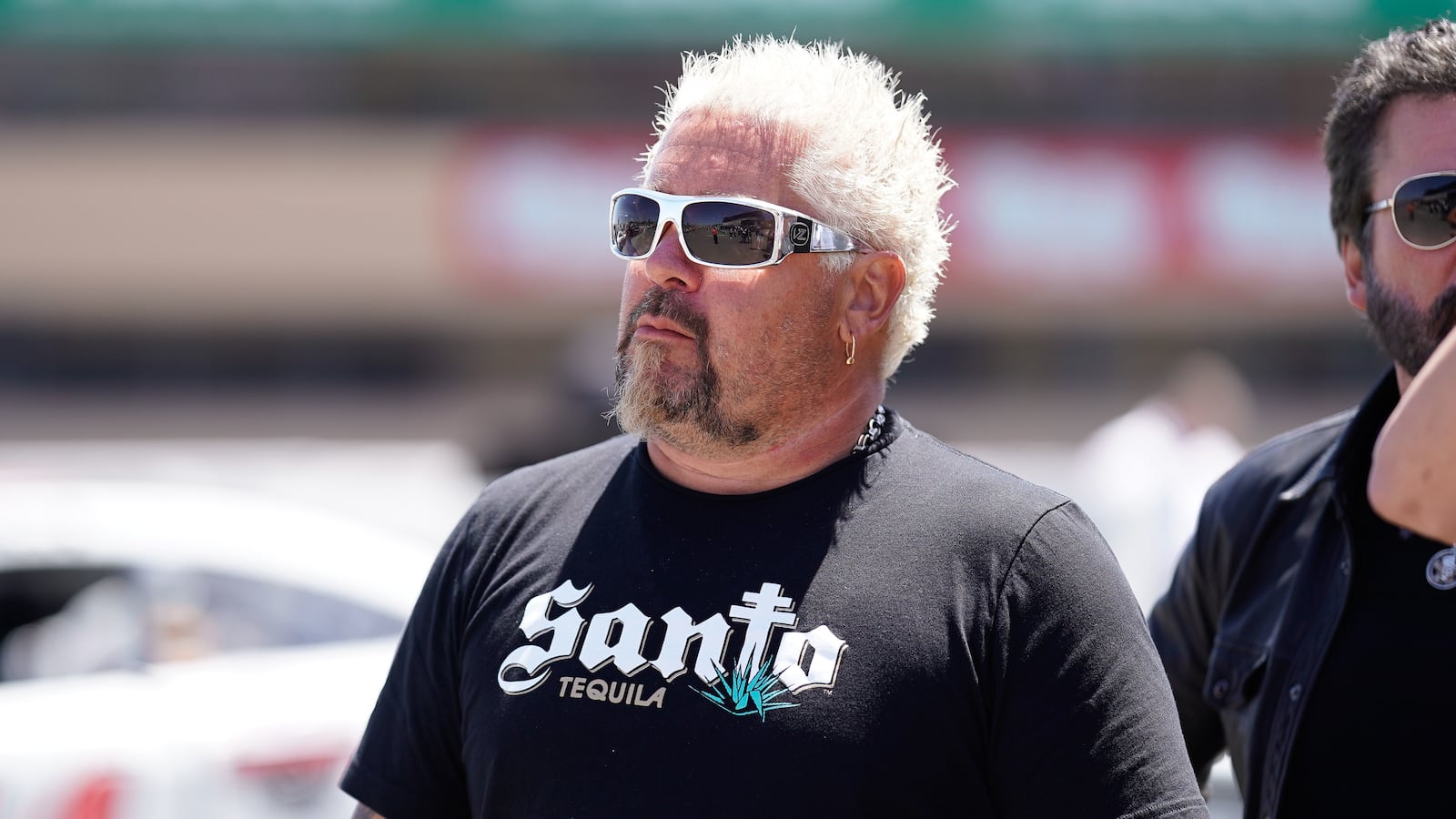 Guy Fieri at the Toyota-Save Mart 350 at Sonoma Raceway.