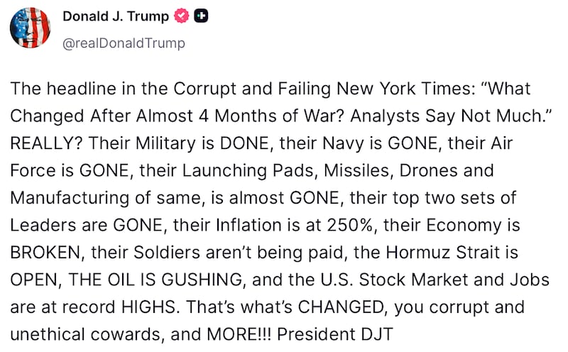 Donald Trump is furious about The New York Times.
