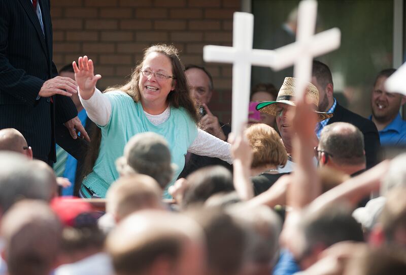 Kim Davis, a former Kentucky county clerk who asked the Supreme Court to revisit its same-sex marriage decision, became the face of the opposition to same-sex marriage back in 2015 when she defied a court order.
