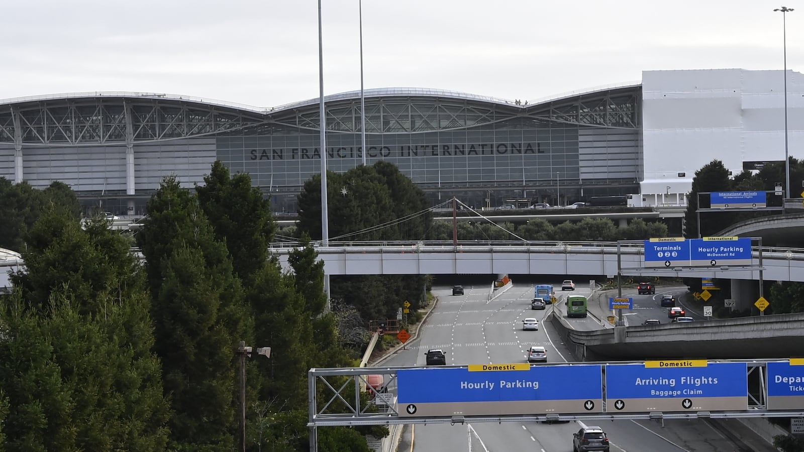 A general view of San Francisco International Airport (SFO)