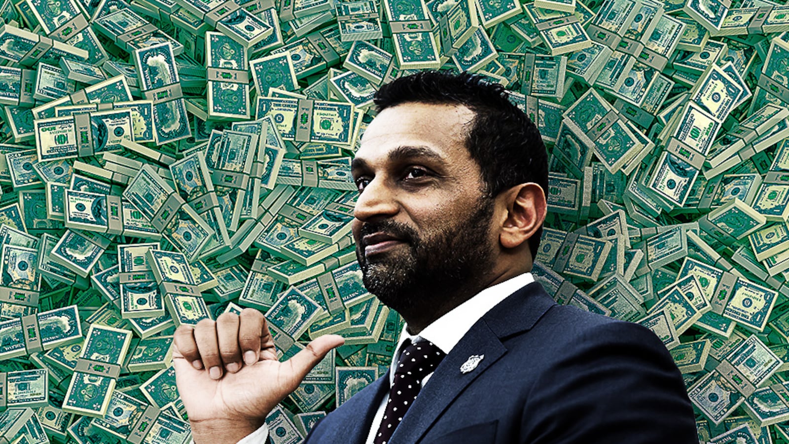 Kash Patel brags about saving the FBI money.