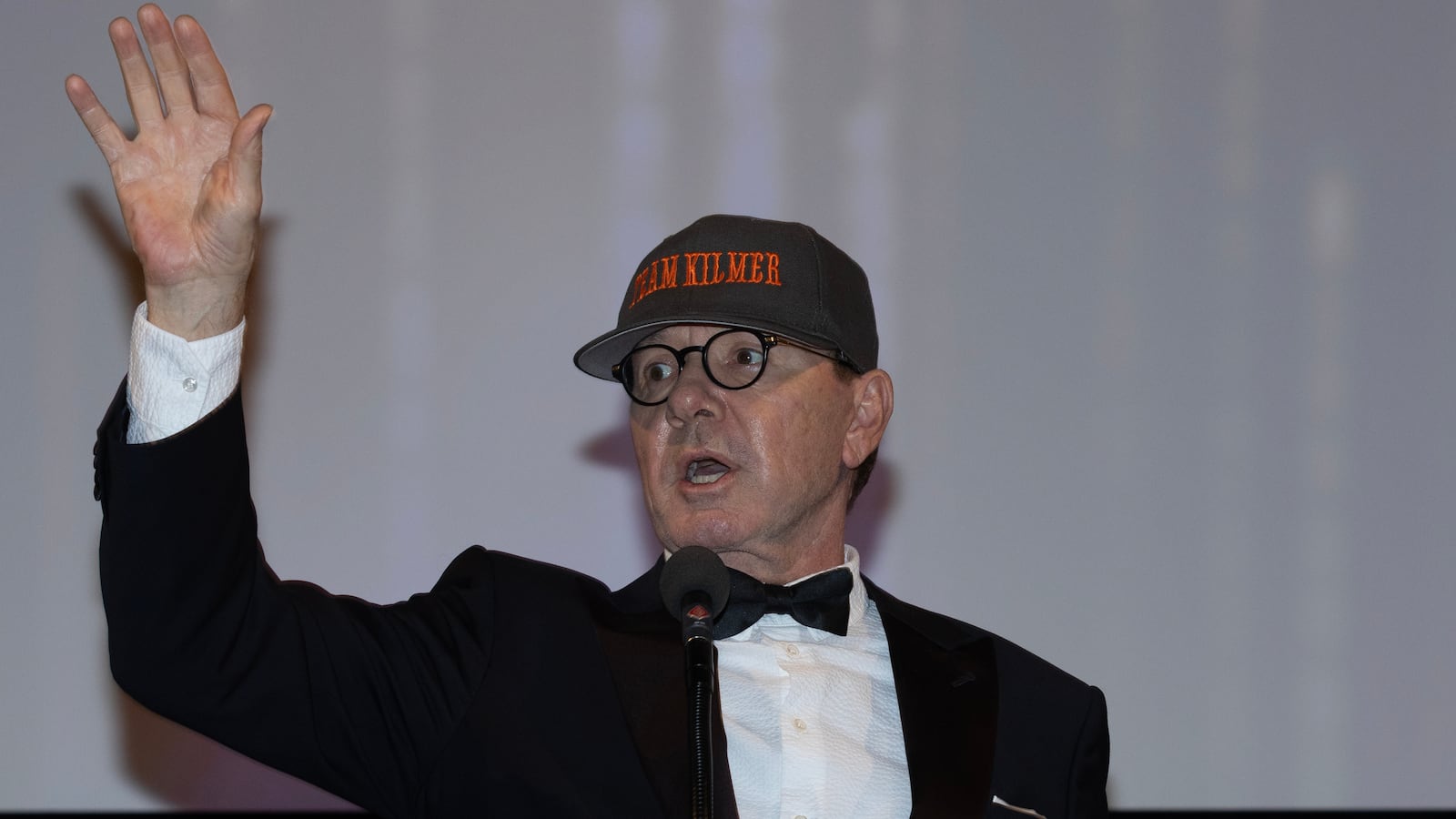 Kevin Spacey during the Septimius Awards at Koninklijk Theater Tuschinski on September 4, 2025 in Amsterdam, Netherlands.