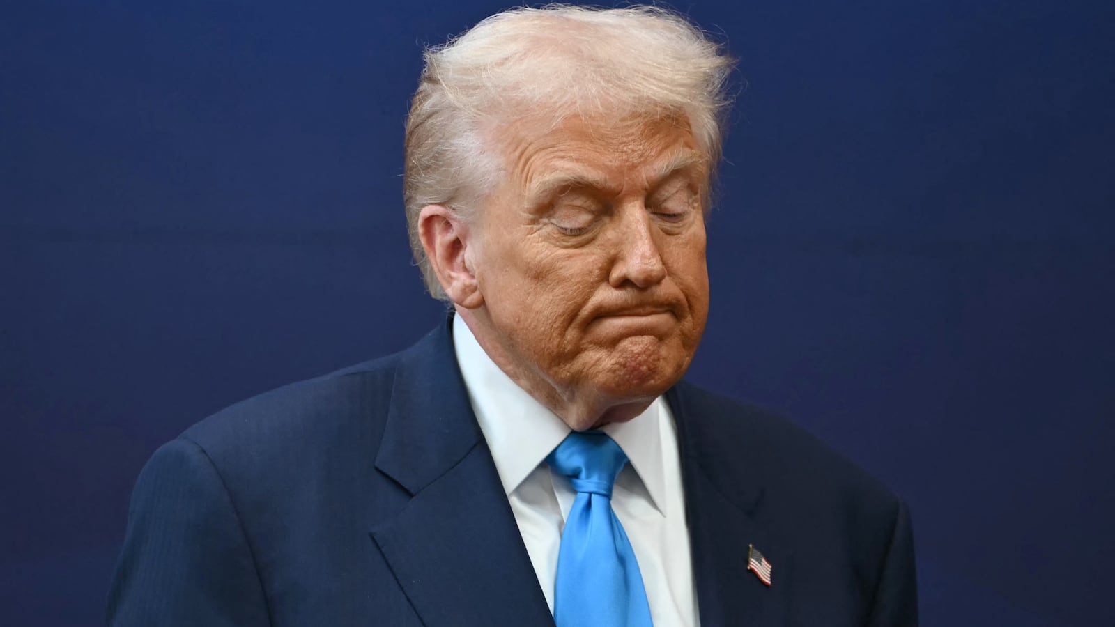 President Donald Trump at the Gyeongju National Museum in Gyeongju on October 29, 2025. (Photo by ANDREW CABALLERO-REYNOLDS / AFP) (Photo by ANDREW CABALLERO-REYNOLDS/AFP via Getty Images)