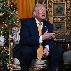 Trump participates in the NORAD Santa tracker phone calls on Christmas Eve.