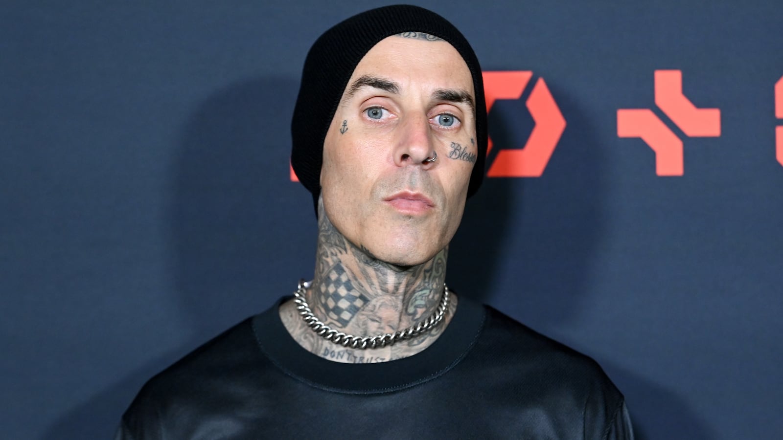 Travis Barker at EA's "Battlefield 6" Reveal Celebration held at the Sunset Room on July 31, 2025 in Los Angeles, California.