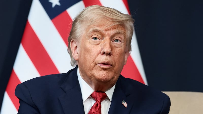 U.S. President Donald Trump attends a bilateral meeting with Egyptian President Abdel Fattah el-Sisi (not pictred) on the sidelines of the G7 Summit in Evian-les-Bains, France, June 17, 2026.