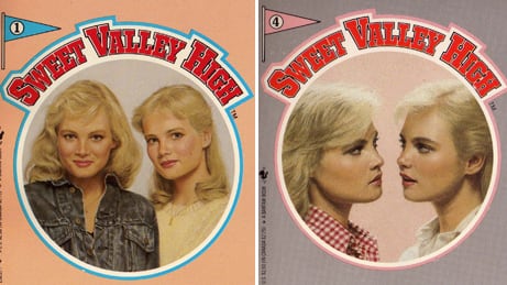 book jacket from 'Sweet Valley High'