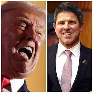 Donald Trump and Rod Bray