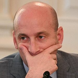 White House Deputy Chief of Staff Stephen Miller attends a roundtable about Antifa in the State Dining Room of the White House in Washington, DC, on October 8, 2025.